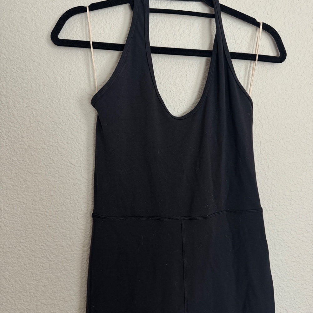 Halter scoop-neck jumpsuit, Aritzia